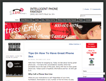 Tablet Screenshot of intelligentphonefantasy.com